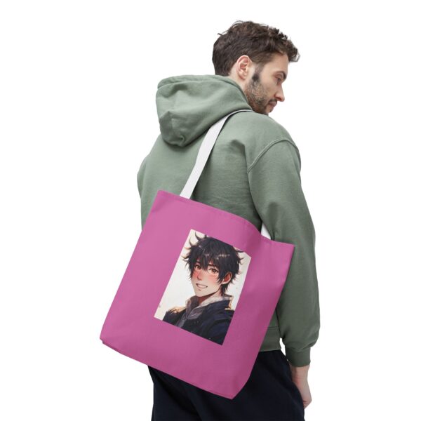 Personalized Pink Tote Bag with Character Design - Image 15