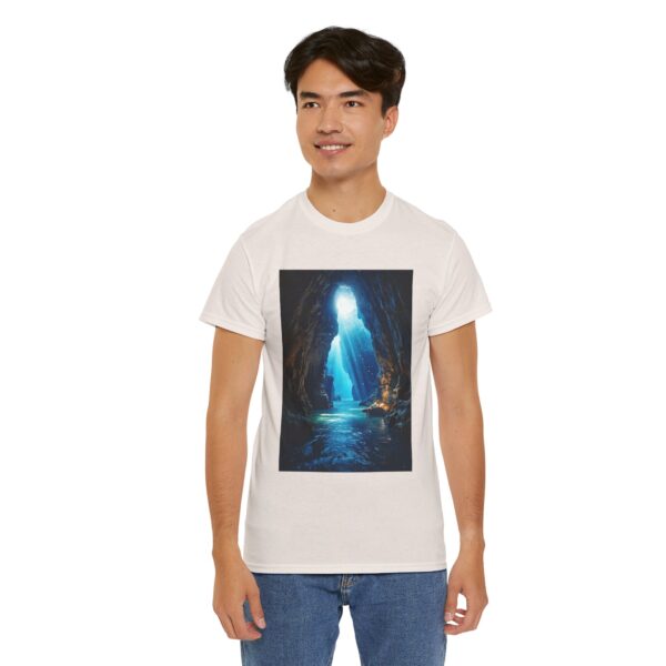 Ocean Cave Adventure Unisex Cotton T-Shirt - Image 9