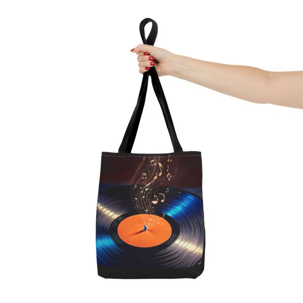 Musical Vinyl Record Tote Bag - Image 3