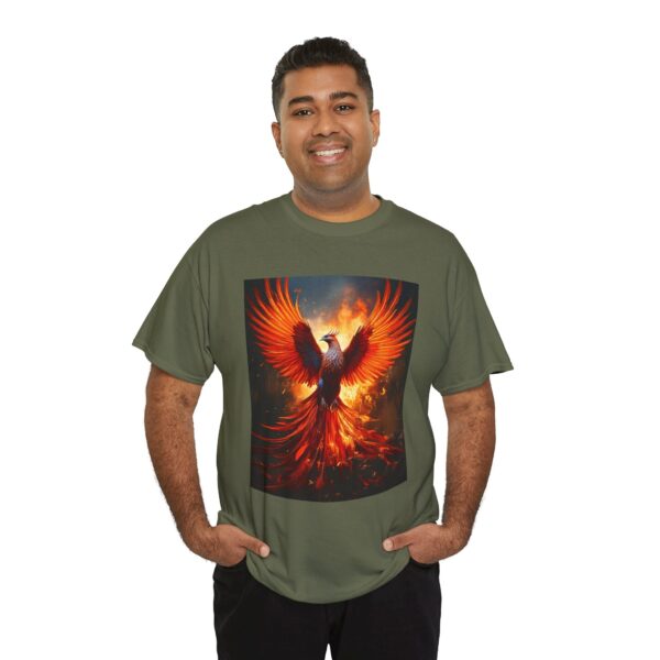 Phoenix Rising Unisex Cotton T-Shirt - Image 18