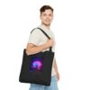 Illuminated Lotus Flower Tote Bag - Image 8