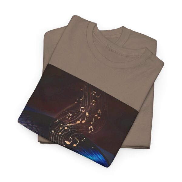 Music Vibes Unisex Heavy Cotton T-Shirt - Image 2