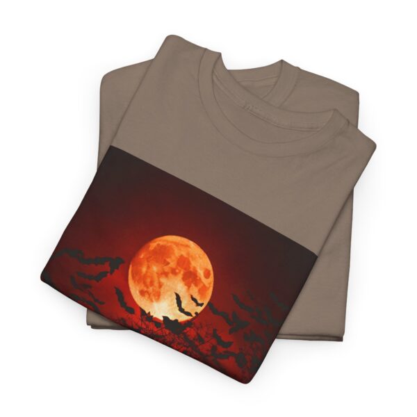 Spooky Full Moon Unisex Cotton T-Shirt - Image 8