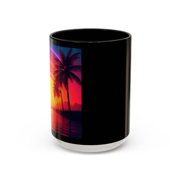 Tropical Sunset Accent Coffee Mug - Image 7