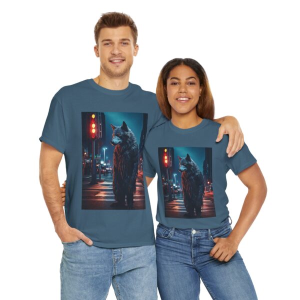 Mystical Wolf Unisex Cotton T-Shirt - Image 21