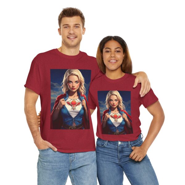 Empowerment Superhero Unisex Cotton T-Shirt - Image 3