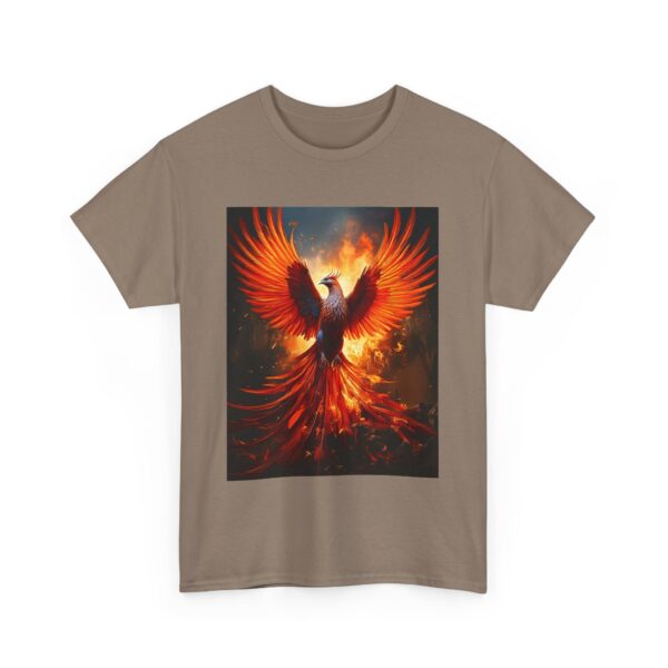 Phoenix Rising Unisex Cotton T-Shirt - Image 10