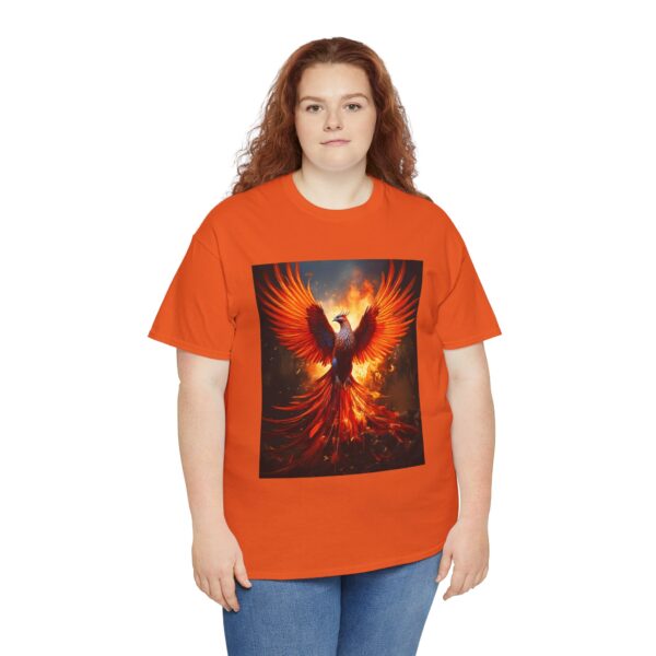 Phoenix Rising Unisex Cotton T-Shirt - Image 3